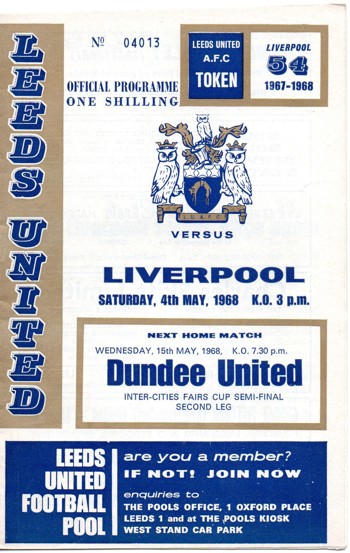 Match programme